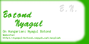 botond nyagul business card
